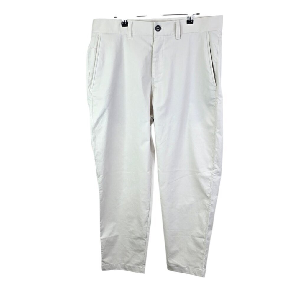 Lululemon Men's ABC Pant, Slim Fit, 5 Pocket, Stretch, Beigey Size 34